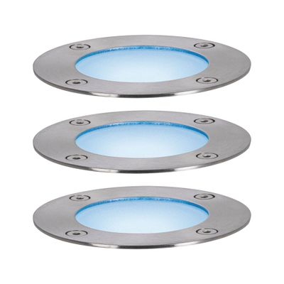 Spots encastrable extérieur LED RGBW multicolore compatible ZigBee IP65 3x3,6W 3x190 lumens 24V Kit de démarrage - Plug & Shine PAULMANN