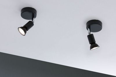 Spot salle de bains GU10 Carolina anthracite IP44 10W - PAULMANN