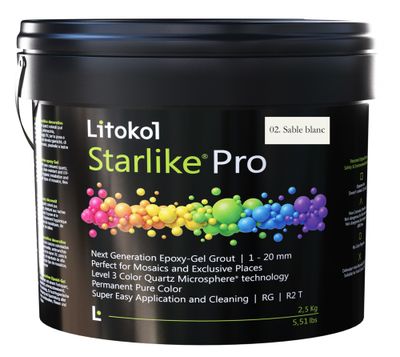 Colle starlike pro sable blanc 2,5kg LITOKOL