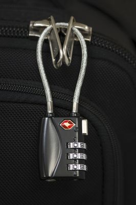 Cadenas cable à code TSA largeur 30 mm THIRARD