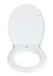Abattant WC frein de chute thermoplastique blanc Ostuni - WENKO