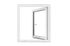Fenêtre PVC blanc 1 vantail tirant gauche H.95 x l. 80 cm CLOSY