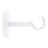 Support ouvert en métal diam 20 mm Finition Blanc brillant par 2 - MOBOIS