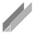 Profilé U carré Combitech 19.5 x 1.5 mm aluminium brut 1 m ALFER