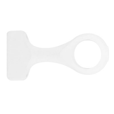 Support à oeil en bois diam 28 mm Finition Blanc laqué - MOBOIS
