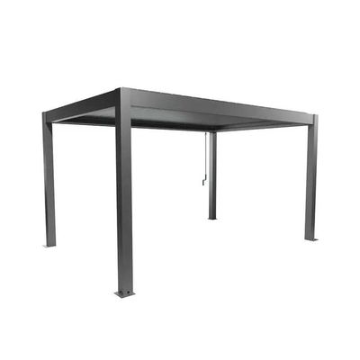 Pergola acier gris foncé/argent métallique 3 x 3,5 - BIOHORT