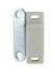 Loqueteaux magnétiques rectangulaire 4 kg blanc gache 2 trous par 10