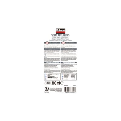 Spray d'étanchéité Waterproof noir 300 ml RUBSON