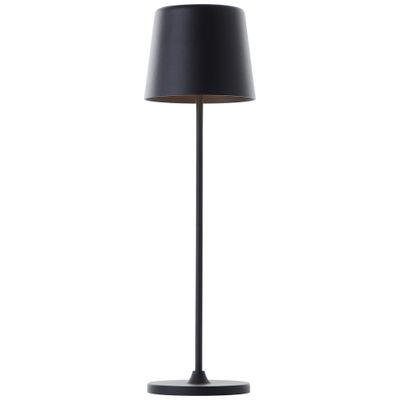 Lampe à poser extérieur rechargeable LED nickel XAANA blanc chaud - BRILLIANT