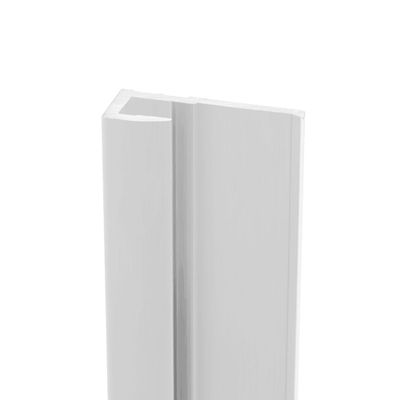 Profilé de finition blanc pour panneaux muraux 255 cm - SCHULTE