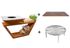 Brasero de cuisson G4 corten avec plaque plancha, grille et couvercle de protection ARTISS