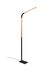 Lampadaire LED Norris noir et bois 1400 lumens blanc chaud - TRIO