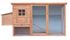 Poulailler en bois teinté clair avec toit bitumé 1 pente 1,50 m², Livraison à domicile incluse - HABRITA