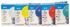 Lot de 5 ampoules LED sphériques colorées B22 1W=50 lumens FOXLIGHT