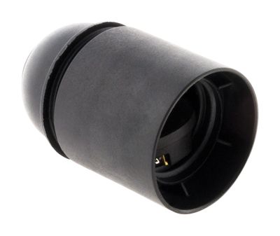 Douille électrique E27 plastique noir - ZENITECH