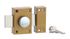 Verrou de porte intérieure à bouton et cylindre diamètre 40 mm doré 3 clés THIRARD
