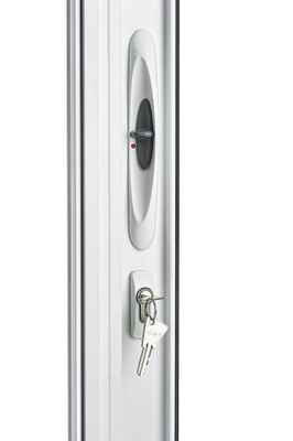 Poignée intérieure blanche Essentiel pour baie coulissante aluminium CLOSY