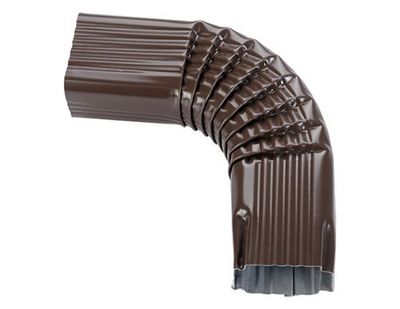 COUDE LATERAL INTERIEUR ALU MARRON