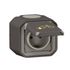 Prise de recharge 2 roues électriques étanche IP55 en saillie 2 P+T 16A Anthracite - Plexo LEGRAND<br>