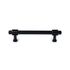 Poignée de meuble zamak noir mat entraxe 96 mm REI