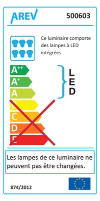 Lot de 6 spots extérieurs encastrables 15 lumens blanc chaud - PATIO ARLUX