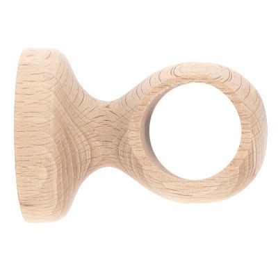 Support à oeil en bois diam 28 mm Finition Bois brut - MOBOIS