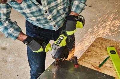 Meuleuse d'angle 125 mm Brushless avec batterie 4 Ah 18 V ONE+ RAG18X125-1C40S  - RYOBI