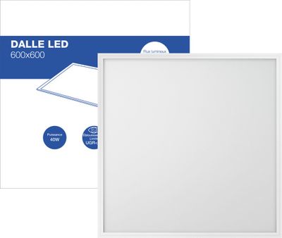 Dalle Led 60x60cm 40W encastrable anti-éblouissement UGR19 blanc neutre - ARLUX