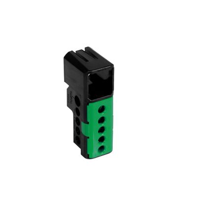 Bornier de terre électrique vert 5 bornes - DEBFLEX