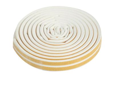 Joint d'isolation pour fenêtre et porte 5 m 9 mm blanc