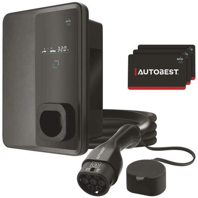 Borne de recharge pour véhicule électrique 32 A - AUTOBEST