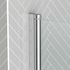 Pare-baignoire rabattable 120x70 cm profilé chrome verre transparent Essentiel - AURLANE	