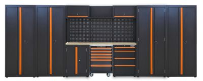 Ensemble d'atelier avec 4 armoires de rangement + servante - FISCHER DAREX