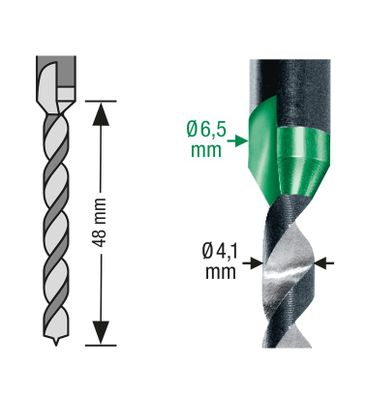 Foret étagé 4,1 mm SPAX