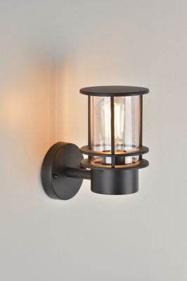 Applique extérieur E27 Florida noir IP44 25W  - COREP