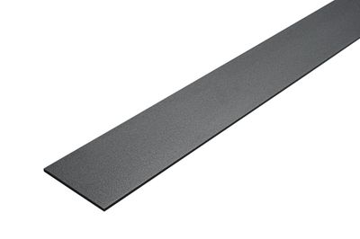 Profilé plat pour baie aluminium gris 50 mm x 250 cm CLOSY