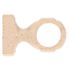 Support à oeil en bois diam 35 mm Finition Bois brut par 2 - MOBOIS