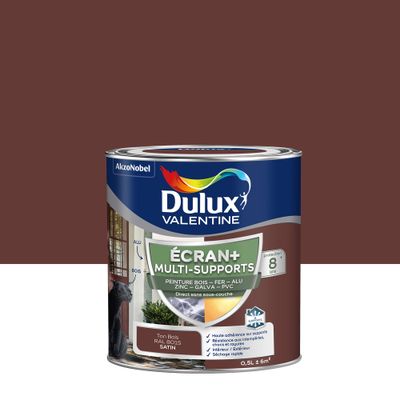 Peinture Ecran+ Multi-supports Satin Ton Bois 0,5 L - DULUX VALENTINE