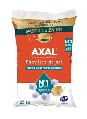Sel régénérant pour adoucisseur 25 kg AXAL