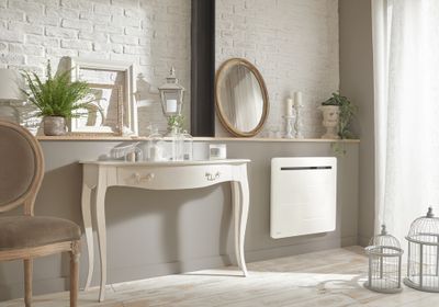 Radiateur inertie sèche AMAROC 1500 W Blanc horizontal NOIROT