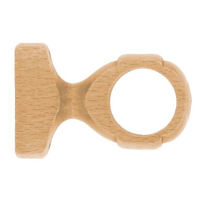 Support à oeil en bois diam 35 mm Finition Hêtre par 2 - MOBOIS