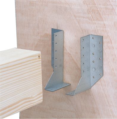 Support de poutre en U ailes extérieures à écartement variable gauche acier galvanisé 30 x 140 mm - ALBERTS