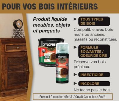 Traitement du bois spécial meubles 1 L - XYLOPHENE