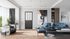 Bloc-porte aluminium noir style Atelier H.204 x l.83 cm avec vitrage verre dépoli blanc poussant droit - OPTIMUM